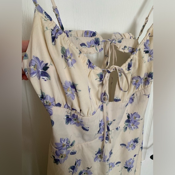 NWOT Princess Polly Yellow Purple Clementine Floral TieBack Romper Playsuit - 12 - Picture 6 of 9